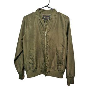 INSO Collection Women's Dark Green Zipper Jacket